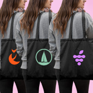 1-color-print-50-Black-Tote-Bags-Package-249.99