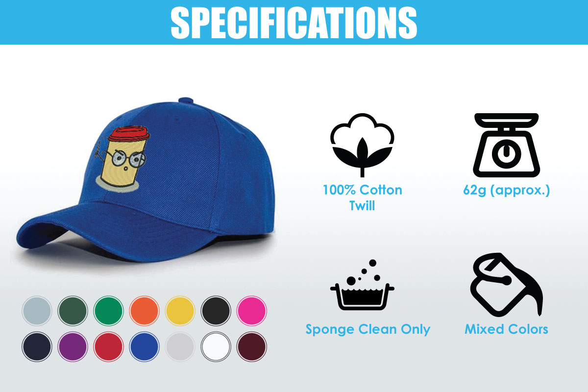 baseball-caps-specifications